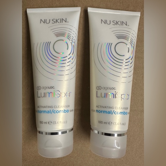 Lot Of 2 Nu Skin Nuskin AgeLoc LumiSpa Activating cleanser Normal/Combo 100ml - Picture 1 of 2